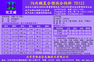 2018年京牧安合肉鵝預(yù)混料價(jià)格解析與自配料指南